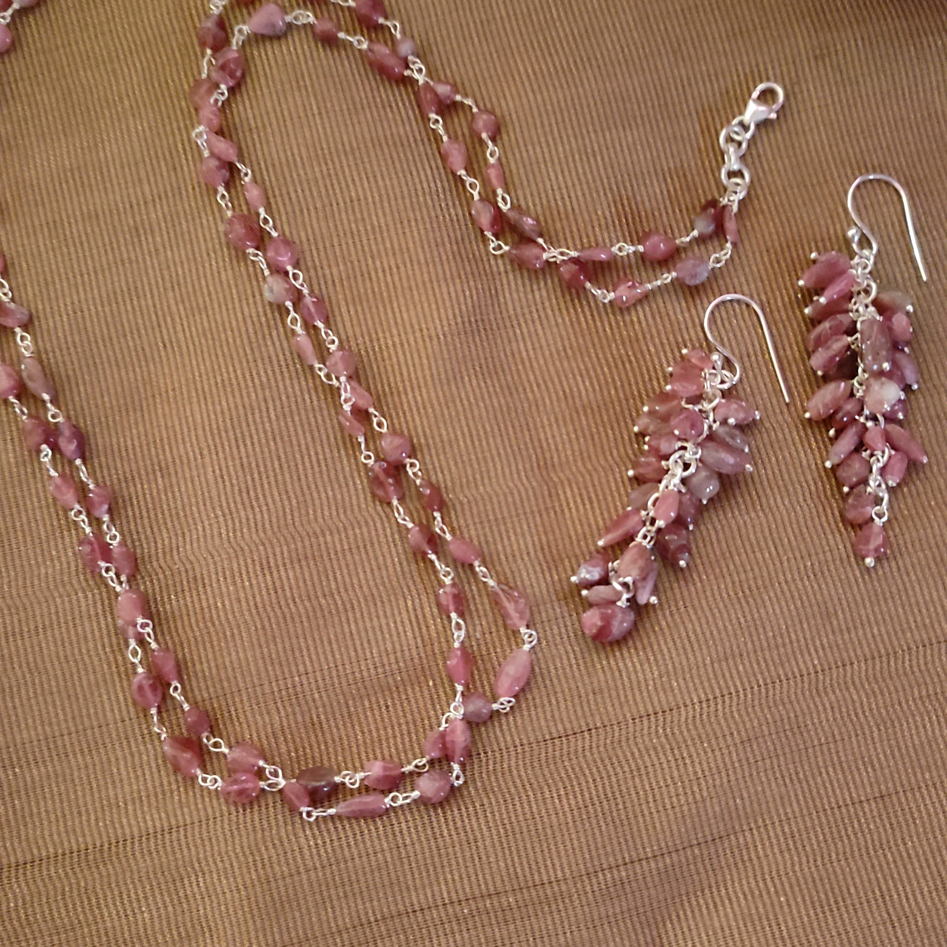 Two Layer Ruby Chain 